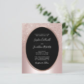 Budget allemaal in één blush Glitter Weddenschap (Staand voorkant)