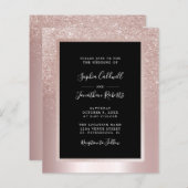 Budget allemaal in één blush Glitter Weddenschap (Voorkant / Achterkant)