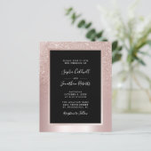 Budget allemaal in één blush Glitter Weddenschap (Staand voorkant)