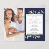 Budget allemaal in één marineblauw-fotoweddenschap (Voorkant)