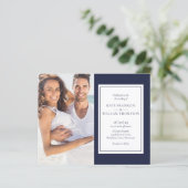 Budget allemaal in één marineblauw-fotoweddenschap (Staand voorkant)