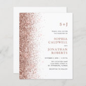 Budget allemaal in één monogram Glitter Wedding In (Voorkant / Achterkant)