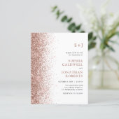 Budget allemaal in één monogram Glitter Wedding In (Staand voorkant)