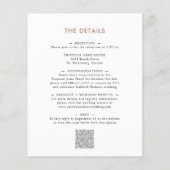 Budget allemaal in één monogram Glitter Wedding In (Achterkant)