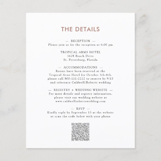 Budget allemaal in één monogram Glitter Wedding In (Achterkant)