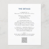 Budget allemaal in één monogram Glitter Wedding In (Achterkant)