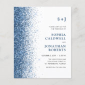 Budget allemaal in één monogram Glitter Wedding In (Voorkant)