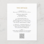 Budget allemaal in één monogram Glitter Wedding In (Achterkant)