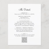 Budget allemaal in One Boho Pink Rose Wedding Invi (Achterkant)