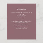 Budget Alles in één Bourgondische Boho Bloemenbrui (Achterkant)