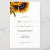 Budget alles in één foto details bruiloft uitnodig flyer (Voorkant)