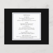 Budget alles in één klassieke foto bruiloft uitnod (Achterkant)