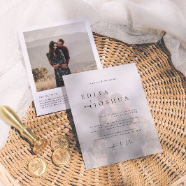 Budget alles in één QR code Elegant 2 foto bruilof