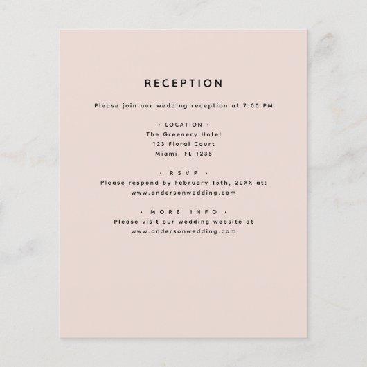 Budget Alles in één roze bloemige eucalyptus bruil (Achterkant)