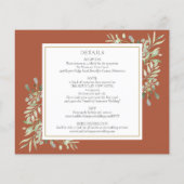 Budget Alles In Eén Terracotta Foto Bruiloft (Achterkant)