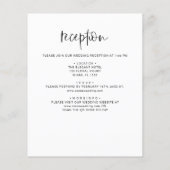 Budget Alles-in-één The Wedding of Minimalist (Achterkant)