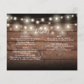 Budget Alles In Één Uitnodiging Voor Herfst Bruilo (Achterkant)