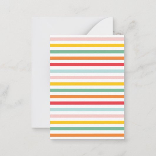 budget Alles is geweldig, modern, helder kerstfees Notitiekaartje (Achterkant)