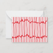 budget Alles is helder en felle kerstkreet Notitiekaartje (Achterkant)