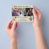 Budget Alles wat we willen voor kerstfoto's Verlov Flyer (Hand)