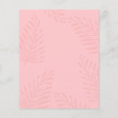 Budget Aloha Hawaii Tropical Gold Birthday Party (Achterkant)