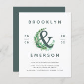 Budget Ampersand Eucalyptus Weddenschap (Voorkant / Achterkant)