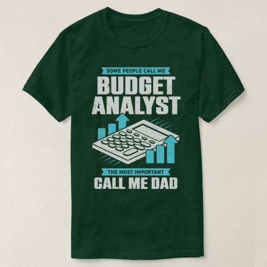 Budget Analyst Pap Vader Gift T-shirt (Design voorkant)