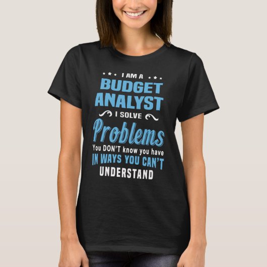 Budget Analyst T-shirt (Voorkant)