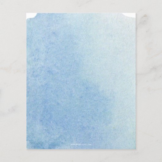 Budget Anchor Nautical Baby shower Dank u (Achterkant)