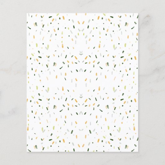 Budget Animal Oerwoud Party Baby shower Uitnodigin (Achterkant)