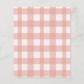 Budget Appel van onze Eye Baby shower Bedankt Card (Achterkant)