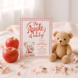 Budget Apple van Eye Pink Gingham Beer Baby shower