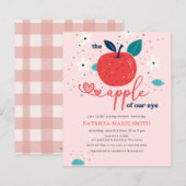 Budget Apple van ons Eye Herfst Girl Baby shower (Voorkant / Achterkant)