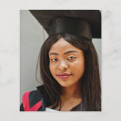 Budget Aqua Tassel Blush Graduation Cap Party (Achterkant)