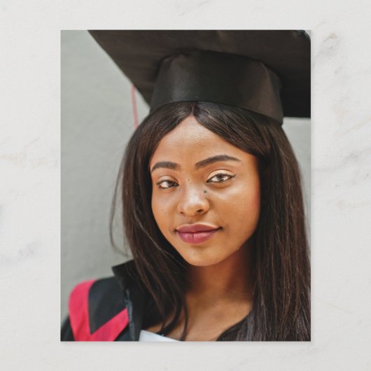 Budget Aqua Tassel Blush Graduation Cap Party (Achterkant)