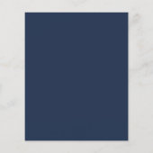 Budget Aquarel rode bloem housewarming feestje (Achterkant)