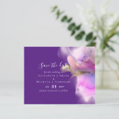 BUDGET Aquarel Trouwdag Abstracte Kaartjes Om Data (Staand voorkant)