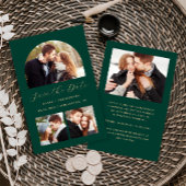 Budget Arch 4 Foto's Emerald Green Save the Date