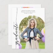 Budget Arch Afstuderen Aankondiging Afstuderen fot (Voorkant / Achterkant)