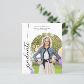 Budget Arch Afstuderen Aankondiging Afstuderen fot (Staand voorkant)