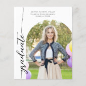 Budget Arch Afstuderen Aankondiging Afstuderen fot (Voorkant)