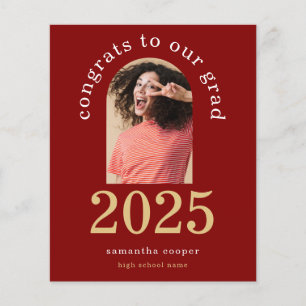 Budget Arch Foto 2023 Afstudeerder Maroon Aankondi