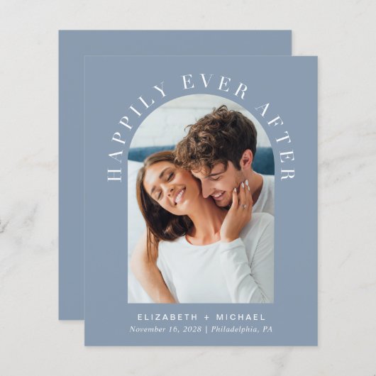 Budget Arch Foto QR Code Weddenschap (Voorkant / Achterkant)