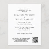 Budget Arch Foto QR Code Weddenschap (Achterkant)