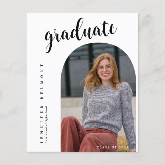 BUDGET Arch Foto Ze deed het Pet Tassel Afstuderen (Voorkant)