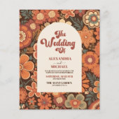 Budget Arch Groovy Retro 70s Bloemenbruiloft (Voorkant)