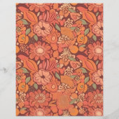 Budget Arch Groovy Retro 70s Bloemenbruiloft Flyer (Achterkant)