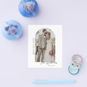 Budget Arch Lijst Weddenschap Foto Hartelijk dank Flyer (Enkel)