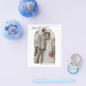 Budget Arch Lijst Weddenschap Foto Hartelijk dank Flyer (Enkel)