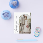 Budget Arch Lijst Weddenschap Foto Hartelijk dank Flyer (Enkel)